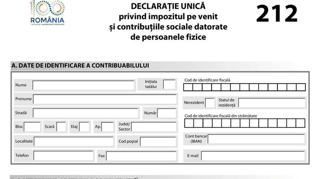 DeclaraÅ£ia UnicÄƒ De Venit Trebuie DepusÄƒ PanÄƒ MarÅ£i Ce Amenzi RiscÄƒ Romanii Care Nu Isi DeclarÄƒ