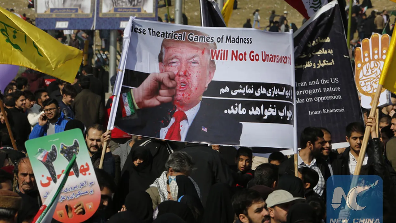 Proteste masive în Iran din cauza sancţiunilor americane