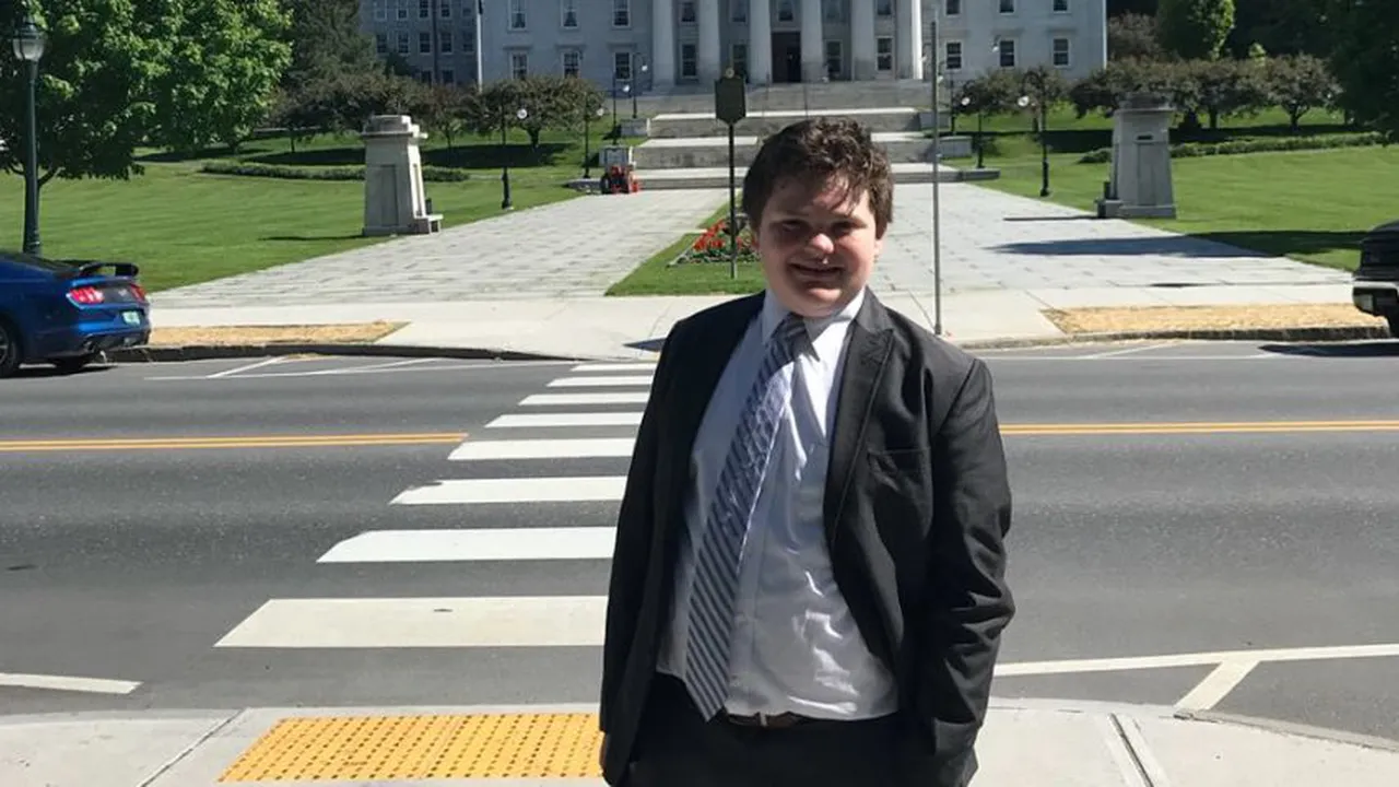 Candidat la 14 ani. Adolescentul Ethan Sonneborn vrea să fie guvernator al statului Vermont