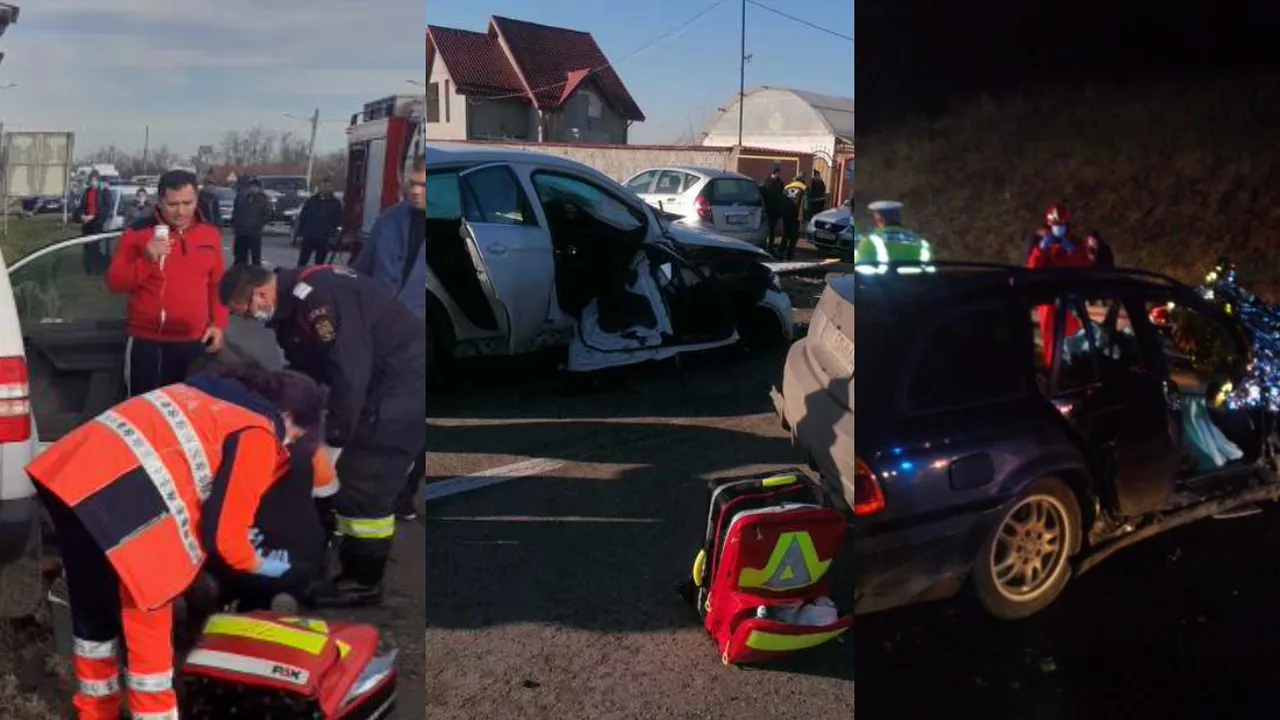 Accidente grave pe șoselele din România. Un tânăr a făcut accident în timp ce se uita pe TikTok