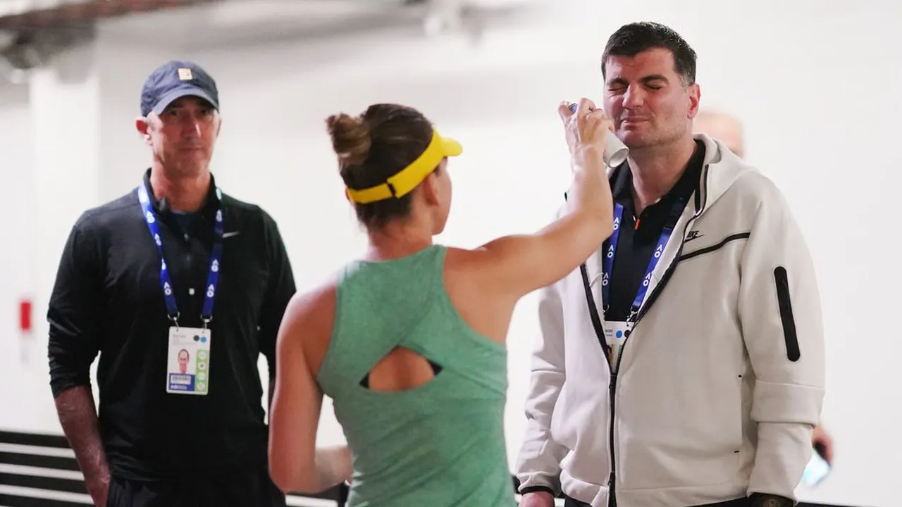 Simona Halep şi Toni Iuruc, moment incredibil la Melbourne. Darren Cahill a izbucnit în râs!