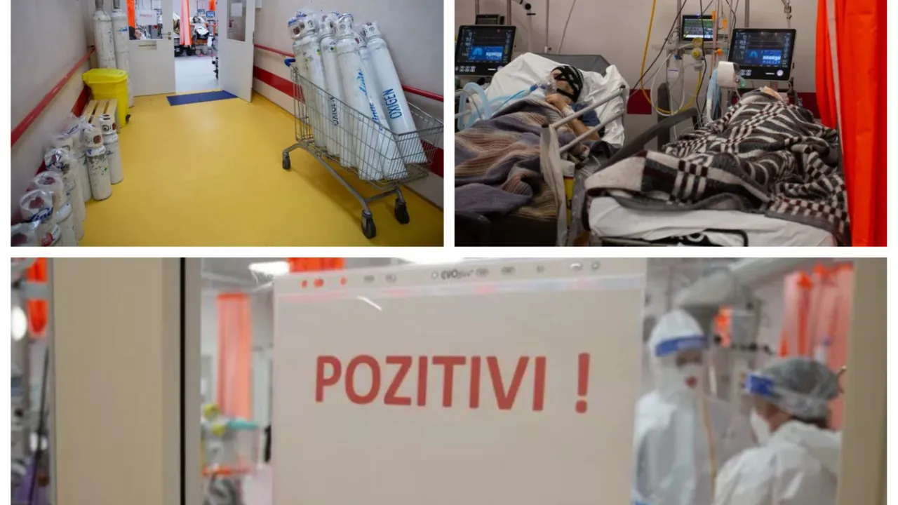Criză de oxigen în spitalele din Iași. Medic: Mai avem stocuri de oxigen pentru pacienţii COVID pentru cinci ore. Vom folosi oxigen tehnic