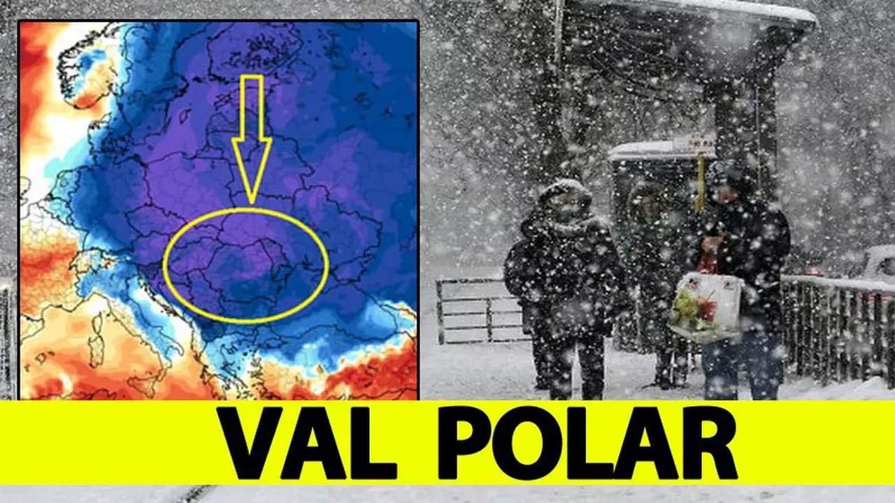 Un val de aer polar va lovi România. Când se schimbă vremea