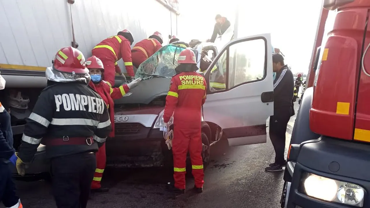 Şicanare sângeroasă pe drumul Alexandria – Bucureşti. Doi şoferi de TIR ar fi provocat intenţionat un accident mortal VIDEO
