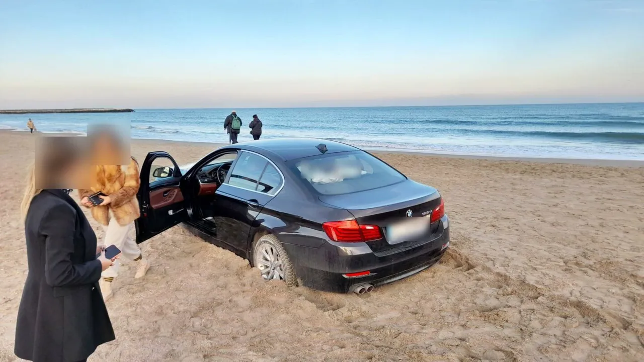 Amenda uriaşă primită de o femeie care a intrat cu BMW-ul pe plaja Modern