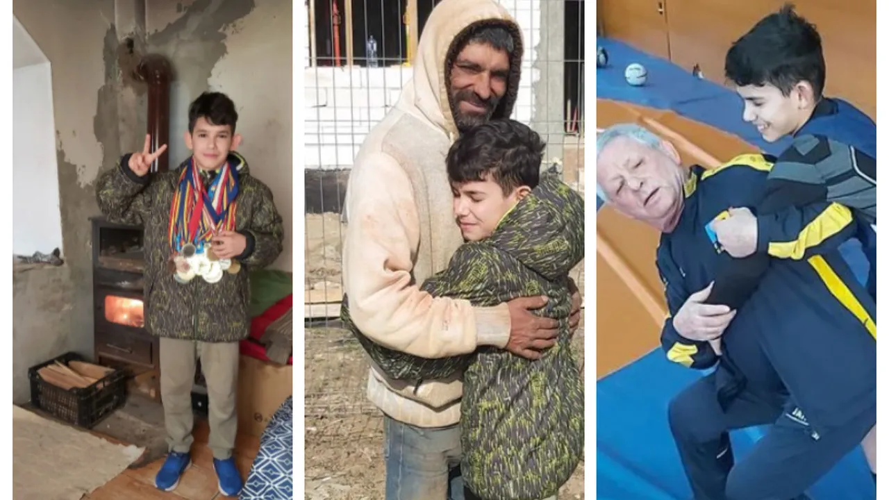 Povestea emoţionantă a lui Ionuţ, un copil care a crescut fără mamă şi a devenit triplu campion naţional: „Vreau să fiu campion olimpic! Vreau să-mi scot familia din sărăcie”