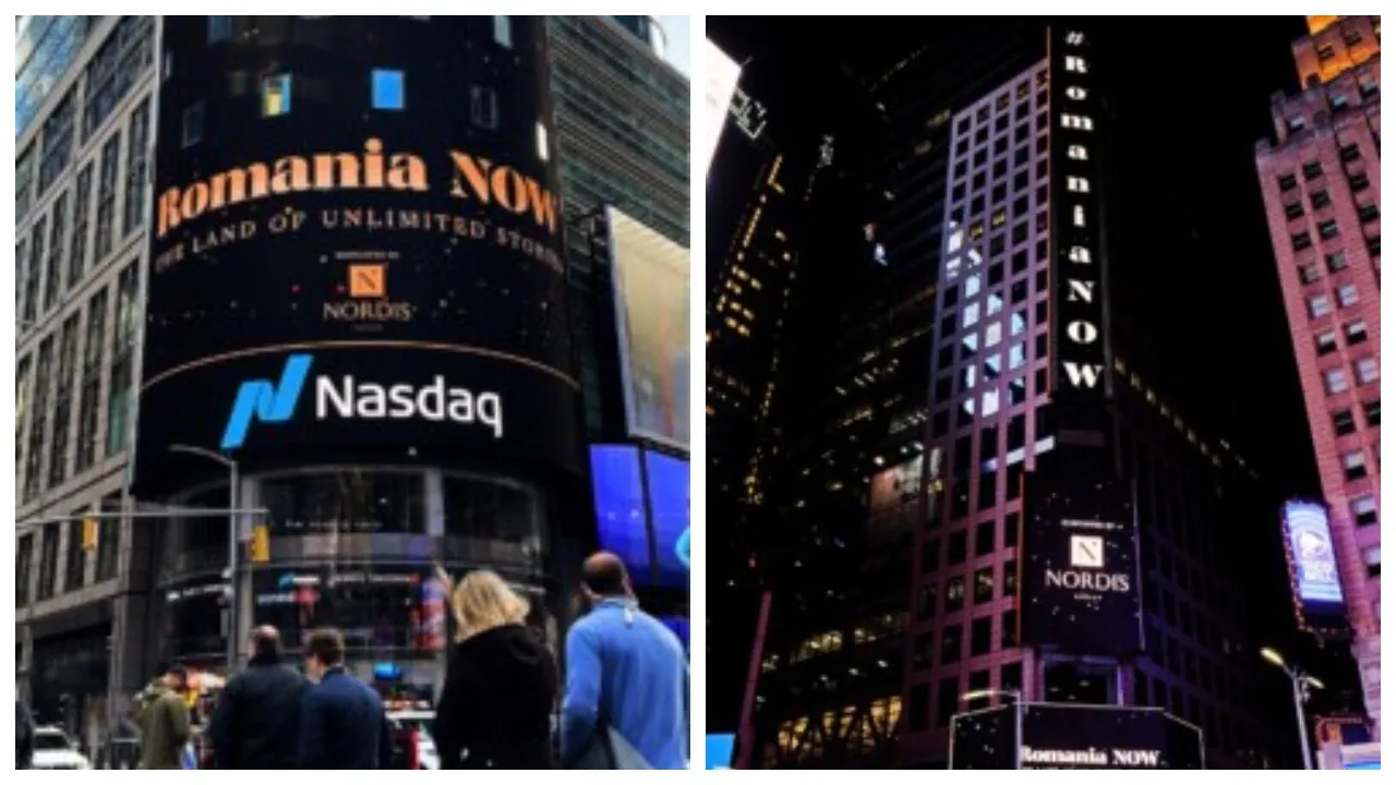 De 1 Decembrie, Nordis Group pune imagini cu România pe ecrane din New York, Londra, Dubai, Roma, Tel Aviv, Sydney