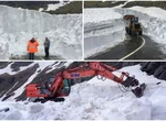 Iarnă ca-n povești în România. Stratul de zăpadă pe Transfăgărășan este de 3 metri. Când va fi redeschis cel mai spectaculos drum din Europa
