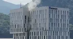 Incendiu la mall în Braşov. Pompierii intervin de urgenţă VIDEO