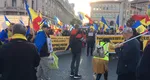 Protest în Capitală, împotriva restricţiilor care vor intra în vigoare de luni. Manifestanţii au ajuns la Guvern