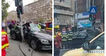 VIDEO Accident grav provocat de un şofer băut şi drogat, în Capitală. Bărbatul era urmărit de poliţişti