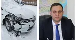 EXCLUSIV | Mihai Ponea, vicepreşedintele ANSVSA, accident cu maşina de serviciu. Autoturismul cu doar 17 km la bord nu avea cauciucuri de iarnă