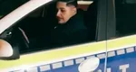 Mașină de poliție, folosită de un bombardier. Anchetă după un clip postat pe TikTok. UPDATE: Bărbatul a fost săltat de poliţişti