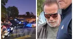 Arnold Schwarzenegger, accident terifiant cu patru maşini. Care e starea celebrului actor FOTO&VIDEO