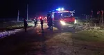 Tragedie feroviară. Doi fraţi minori au murit în Bistriţa, după ce maşina în care se aflau a fost spulberată de tren