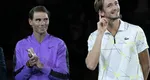 Australian Open 2022. Finala se joacă între Rafa Nadal şi Daniil Medvedev, rusul are şansa să-l întreacă pe Djokovic şi să devină numărul 1 în lume