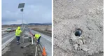 Panourile solare de pe DN1 au fost furate la o săptămână de la instalare