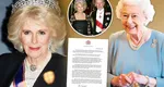 Camilla va fi Regina Marii Britanii. Anunţul a fost făcut de Regina Elisabeta a II-a cu ocazia Jubileului