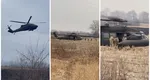Un elicopter american a aterizat pe un câmp din Suceava. MApN nu a dat explicaţii VIDEO