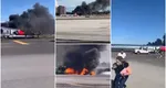 Panică pe aeroport! Un avion cu 126 de persoane la bord a luat foc la aterizare! Mai mulţi pasageri au ajuns la spital