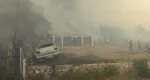 Incendiu de proporţii pe o insulă din Grecia. Turiştii şi localnicii, obligaţi să evacueze zona