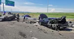 Accident cumplit pe A10, între Alba Iulia și Sebeș: Două mașini au fost distruse complet. Sunt patru victime, printre care și un copil