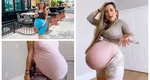 O tânără însărcinată a stârnit controverse cu burta ei „uriaşă”. Comentariile răutăcioase primite de la internauţi: „Ai verificat dacă mai e un copil acolo?”