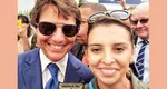 Claudia Pop, căpitan în Armata Română, a făcut selfie cu Tom Cruise. Imaginea a devenit virală: „A fost un moment emoționant”