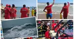Inconştienţă maximă. Un turist s-a luat la ceartă cu salvamarii pentru că nu este lăsat să intre în mare