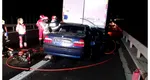 Accident îngrozitor pe autostrada A4. O persoană a murit după ce un BMW a intrat sub un TIR