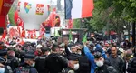 VIDEO Se înmulţesc mişcările de stradă, numite „protestele foamei”. Peste 100.000 de oameni au ieşit în stradă în Franţa, dar şi în România au fost manifestaţii