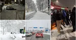„Urgia albă” s-a instalat în Stockholm! Imagini din capitala Suediei, paralizată de ninsori