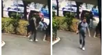Femeie din Bucureşti lovită cu bestialitate de un vecin cu care s-a certat pe un loc de parcare VIDEO