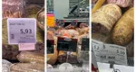 Îţi trece pofta de „porcării”! Câţi lei costă 1 kilogram de tobă în Mega Image, Cora şi Carrefour