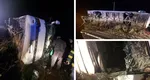 A fost activat planul roşu, accident grav, un autocar cu 33 de pasageri s-a răsturnat la Arad. A fost cerut ajutor Ambulanţei Timiş