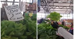 O nouă invenție ingenioasă pe piețele românești: salată verde la ghiveci. „Este și mult mai gustoasă decât dacă ar fi tăiată”