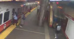 Tavanul metroului din Massachusetts s-a prăbuşit chiar când ieşeau călătorii VIDEO