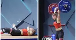 Momente de groază pentru halterofila Andreea Cotruța, câștigătoare a 3 medalii de aur la Campionatele Europene: ”Am văzut îngeri, oameni care zburau în jurul sălii, apoi am căzut”