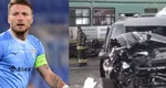 VIDEO Ciro Immobile, căpitanul lui Lazio, implicat într-un accident groaznic. Fotbalistul era însoțit de fiicele sale