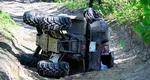 România, campioană europeană la accidente rutiere. Un bărbat şi fiul său de 9 ani au murit, după ce ATV-ul cu care circulau s-a izbit de un stâlp