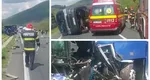 Accident cumplit pe DN6, în județul Caraș Severin. Cel puțin un mort și trei răniți. Un autocar cu mai mulți români care mergeau la muncă în Spania a fost distrus