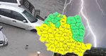 ANM anunţă Cod galben de furtuni – vor fi averse, descărcări electrice, rafale de vânt şi grindină, inclusiv în Bucureşti