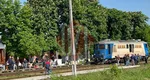 Locomotiva unui tren a luat foc în Iași. Circa 200 de călători au fost evacuați