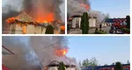 Incendiu violent la una dintre cele mai vechi mânăstiri din ţară FOTO şi VIDEO