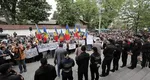 Curtea Constituțională de la Chișinău ia în calcul scoaterea în afara legii a Partidului ȘOR. Susținătorii protestează în fața instituției: ”Vrem cu Rusia!”