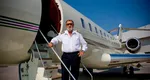 Ion Ţiriac a aterizat cu propriul avion pe Aeroportul Braşov. Miliardarul a fost la manşă!