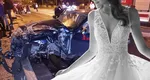 De la bal, la spital, la propriu! O mireasă furată de la nuntă cu BMW-ul, implicată într-un grav accident
