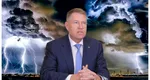 Klaus Iohannis, despre fenomenele meteo extreme din România: ”Este important să ţinem cont de avertizările meteorologice pentru a evita tragedii”