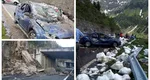 Căderi masive de pietre pe Transfăgărășan! Traficul rutier este blocat pe ambele sensuri de mers
