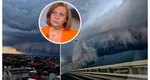 Vine urgia peste România! Elena Mateescu anunţă ploi torențiale şi furtuni în următoarele zile. Care sunt zonele vizate
